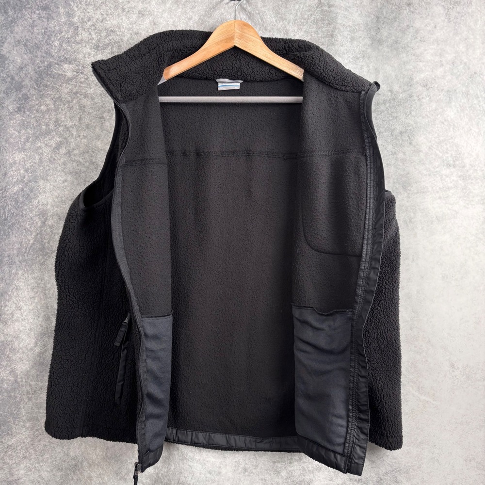 Columbia Sportswear Women's Sherpa West Bend Teddy Vest in Black Plus Size 3X - Picture 4 of 7